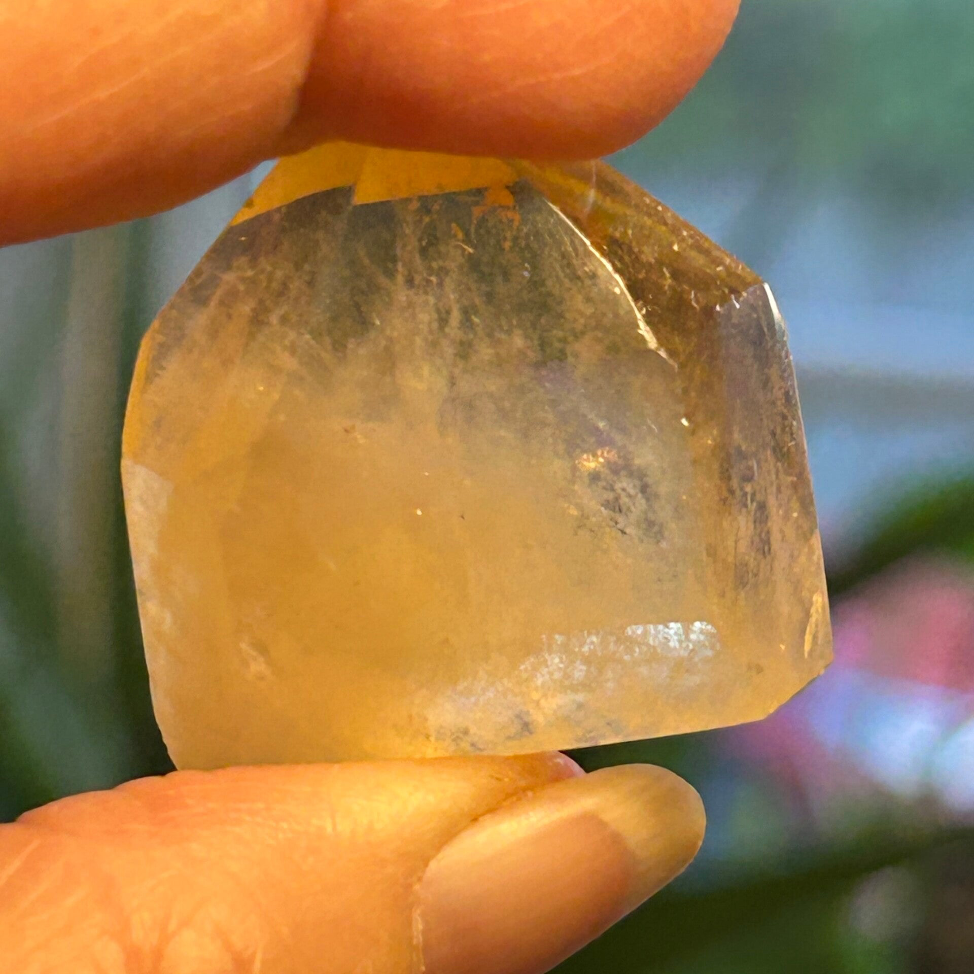 Faced Natural Citrine