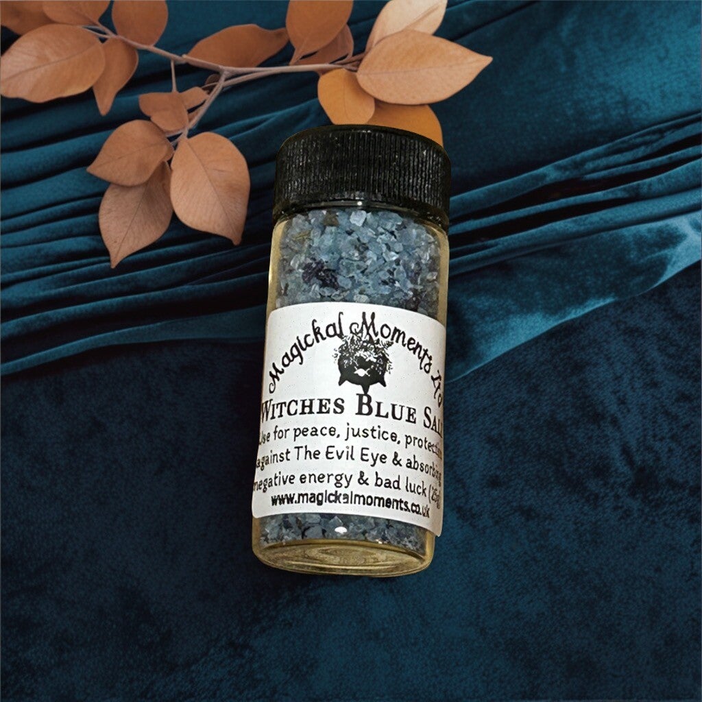 Witches Blue Salts Jar