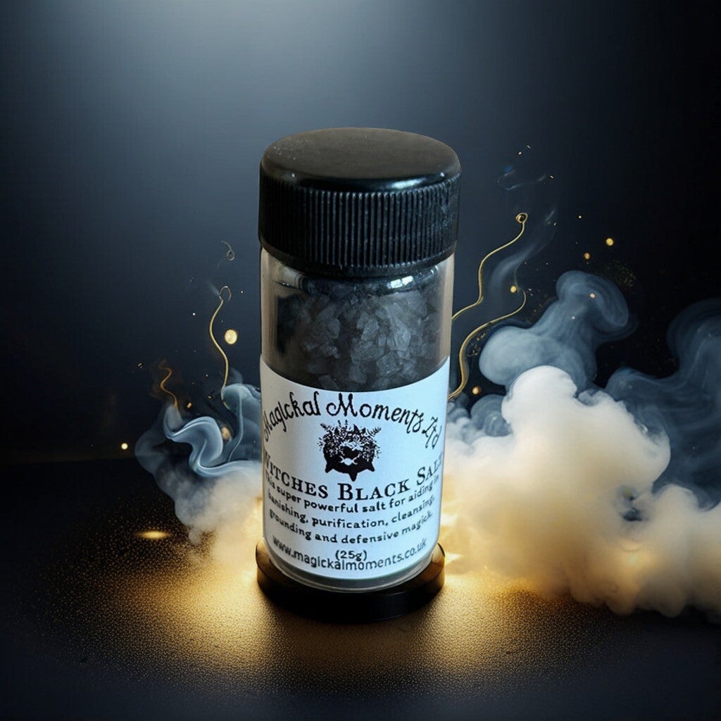 Witches Black Salt Jar