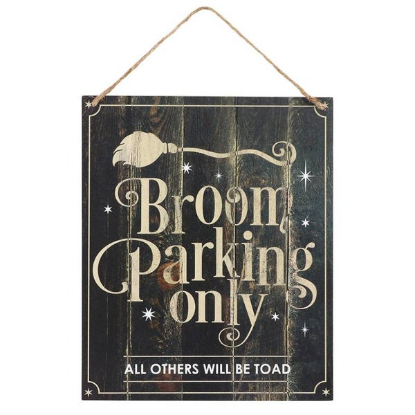 MDF Broom Parking Sign