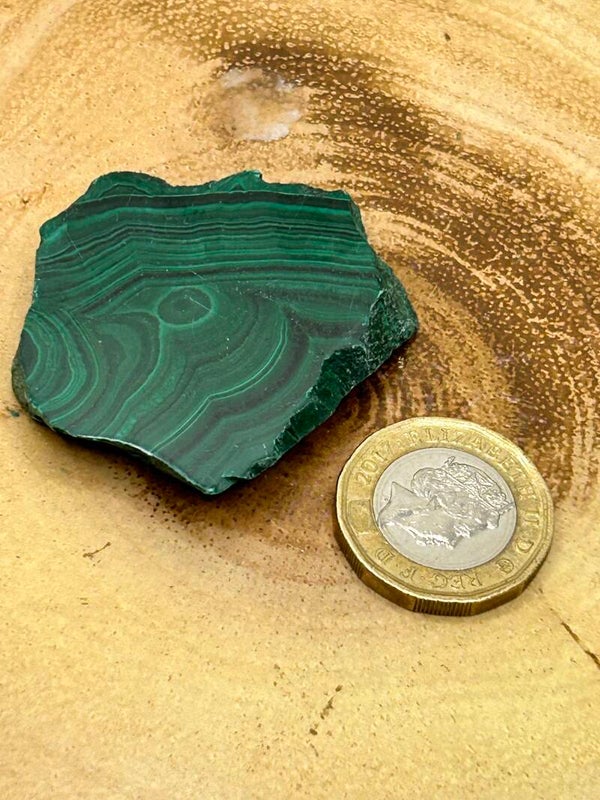 Malachite Slice Small A