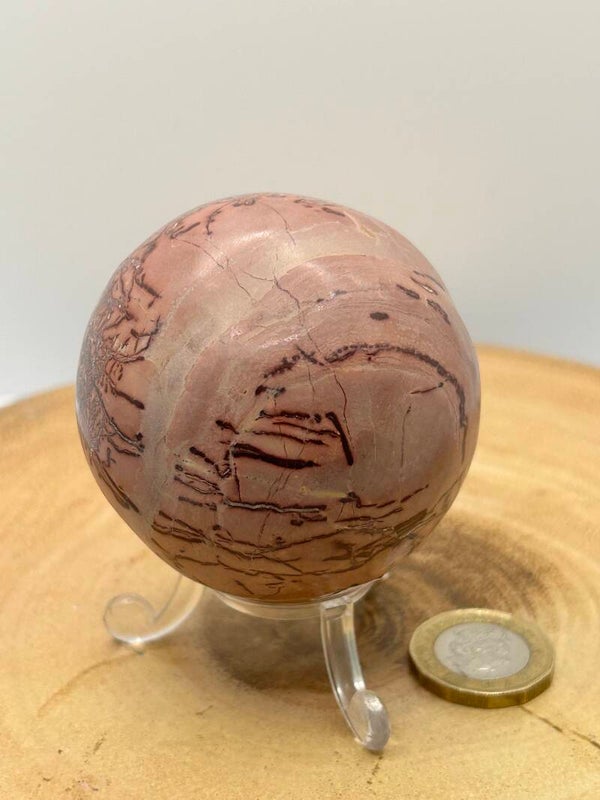 Picture Jasper Sphere (pink)