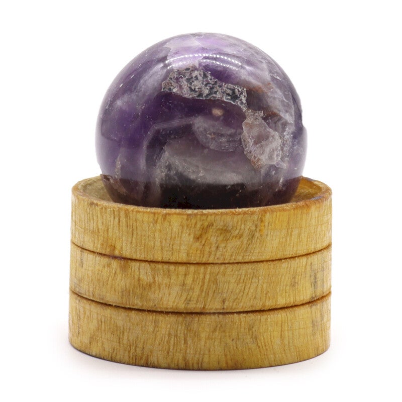 African Amethyst with Stand 40mm
