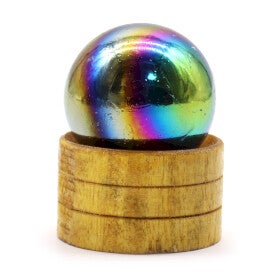 Amethyst Aura with Stand 40mm