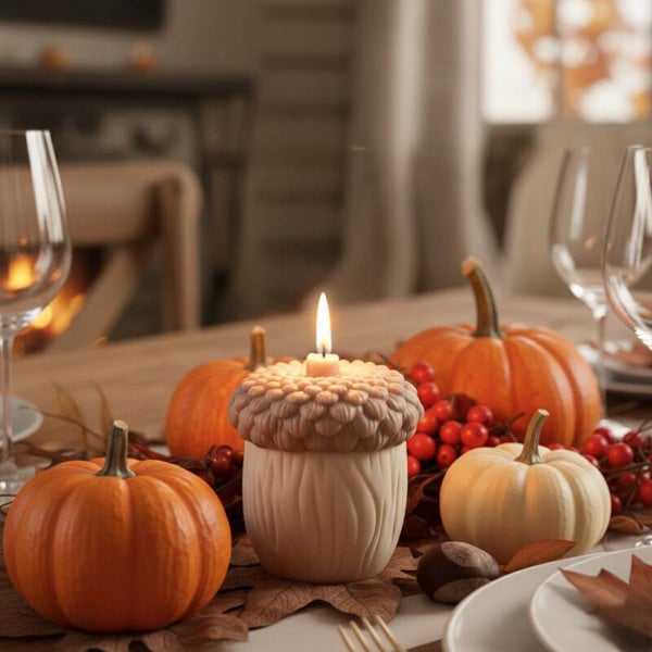 🌰 Herfst eikel kaars