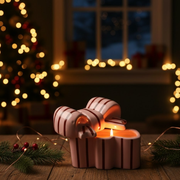 ✨ Luxe Strikjes-Kaars