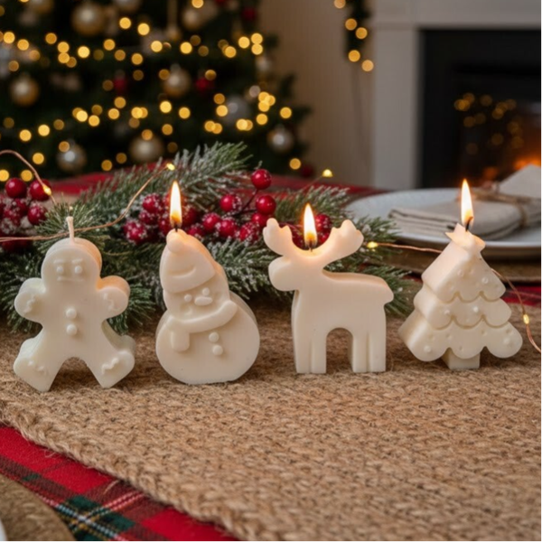 Sneeuwpop, Rendier, Kerstboompje & Gingerbread 🎄