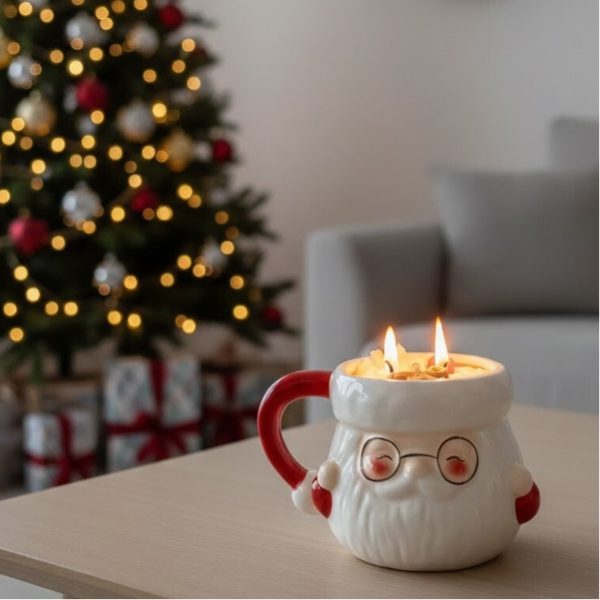 🎅  Santa mok Kaars