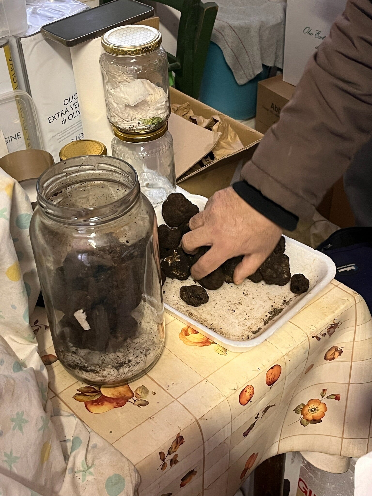 Verse zwarte truffel uit de Abruzzen