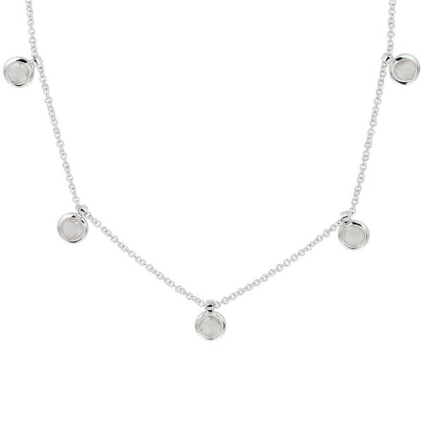 Rozenkwarts collier