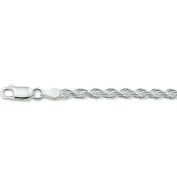 Zilveren ketting koord (smal)