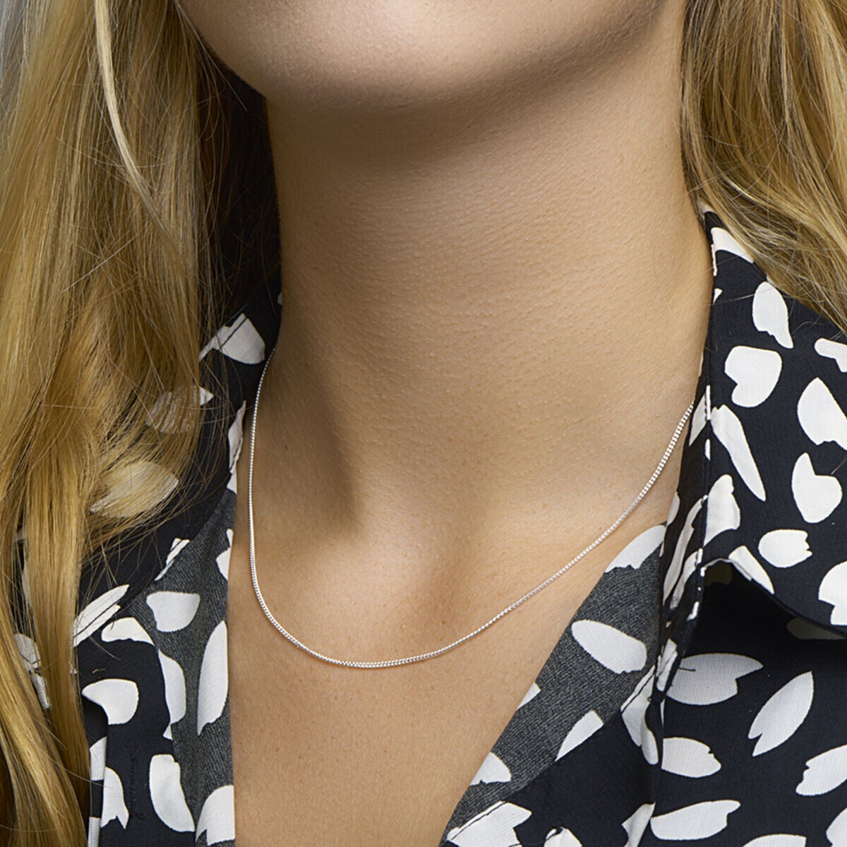 Collier zilver gourmet 45 cm, 1,4 mm