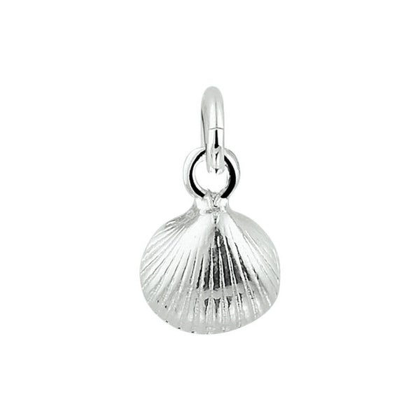 Zilveren hanger schelpje