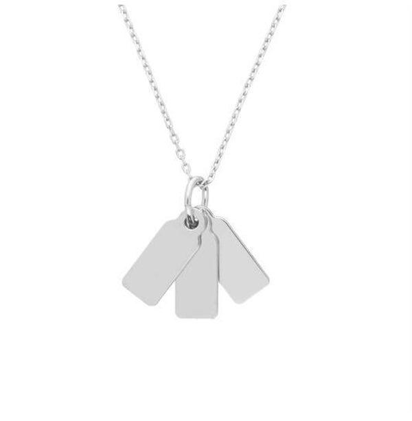 Ketting met 3 mini plaatjes