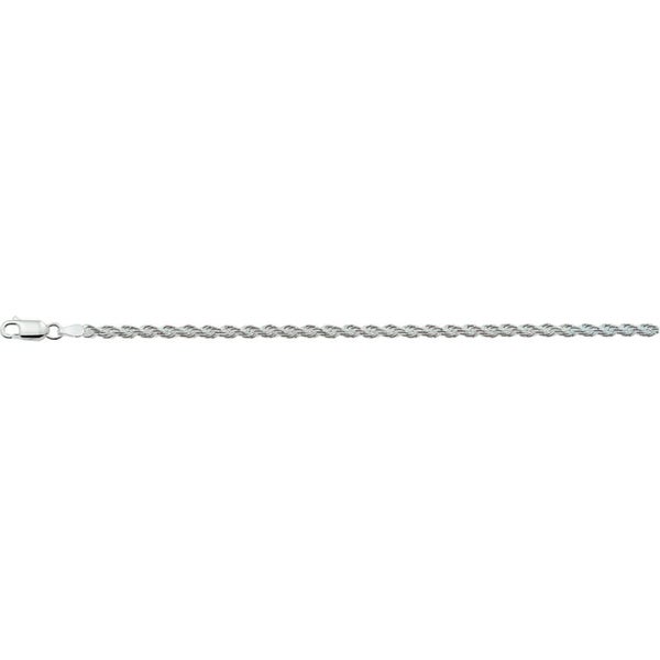 Zilveren koord armband