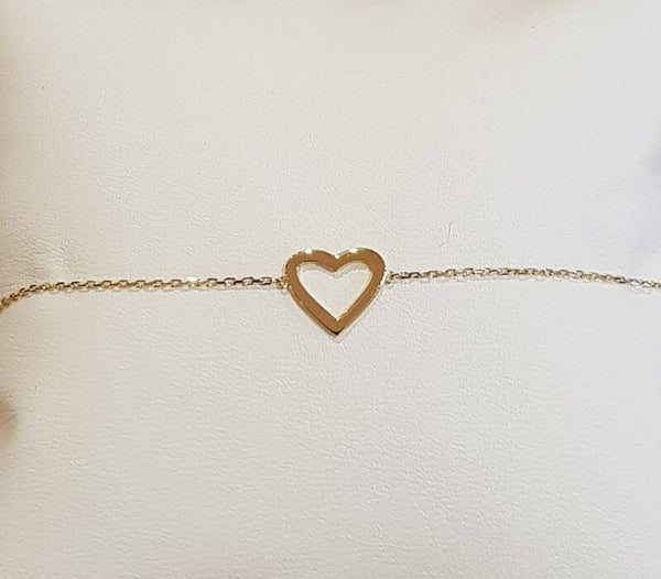 Gouden armand open hart