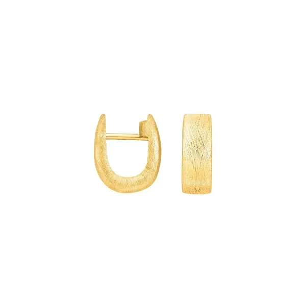 Vergulde matte oorringen Julia