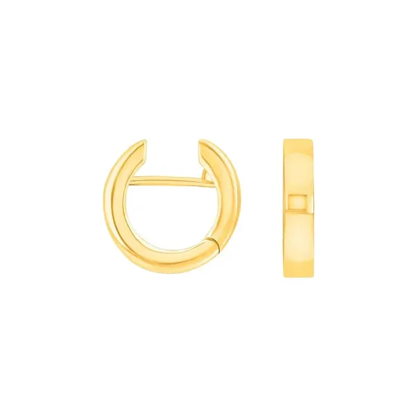 Vergulde oorringen Linda