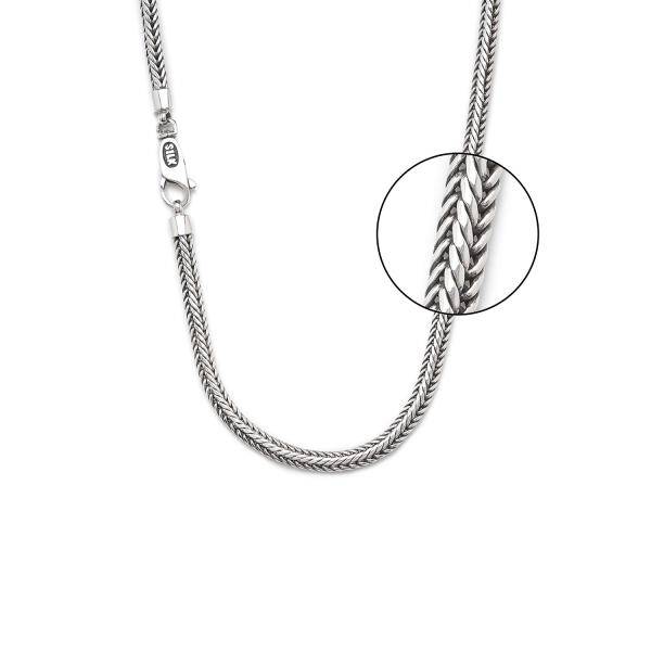 337 Silk ketting Alpha 5mm 50cm