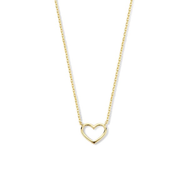 Gouden ketting hartje