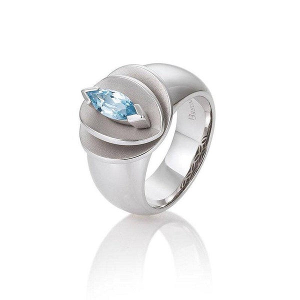 Ring blauw topaas