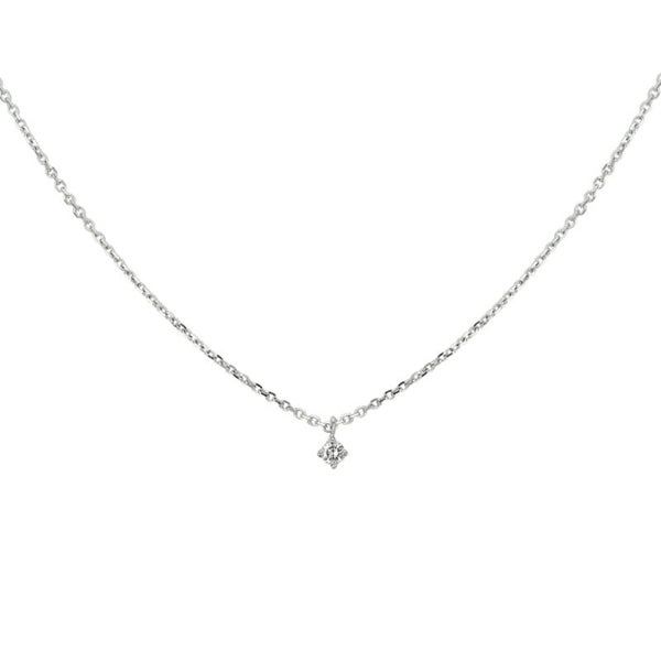 Collier diamant 0.05ct 41- 43- 45cm