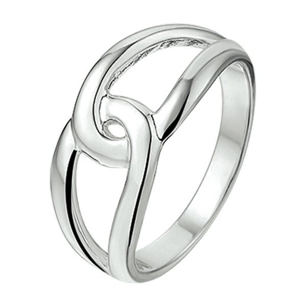 Zilveren ring samengebonden