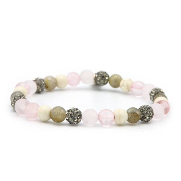 Spiral Frozen Pink XS elastic (grey crystal)