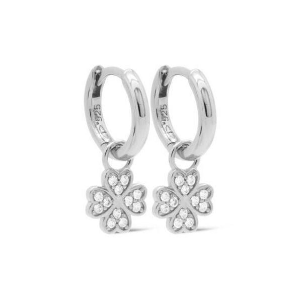 Zilveren oorringen Mandy Clover