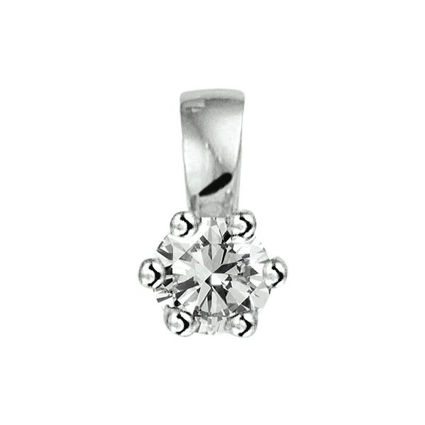 Hanger solitair diamant 0.10ct