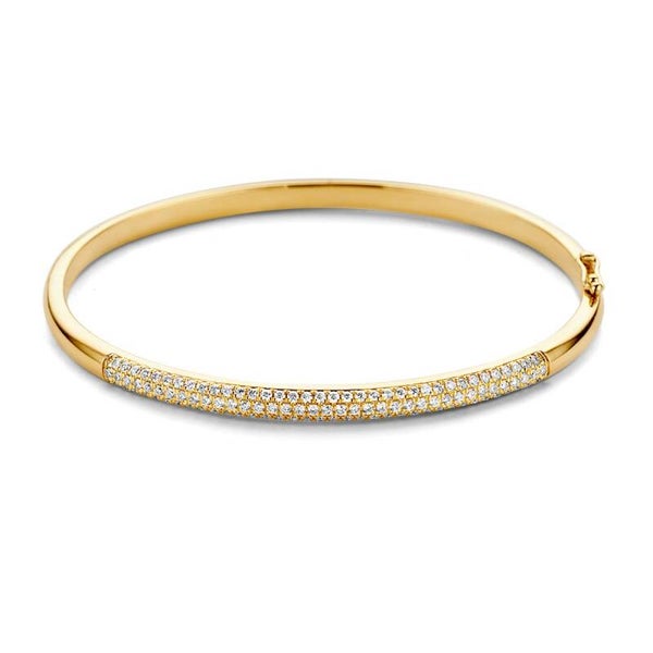 Armband geelgoud briljant 1,00 crt.