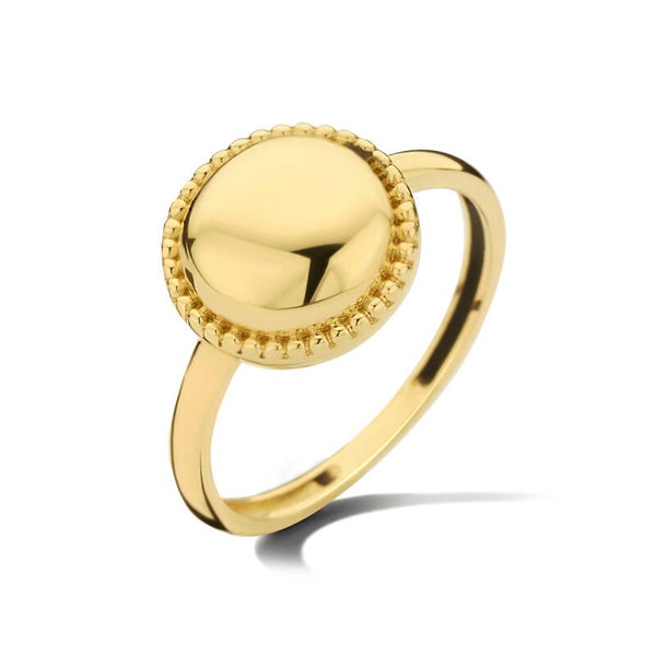 Gouden ring rond