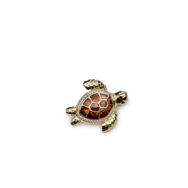 Schildpad broche
