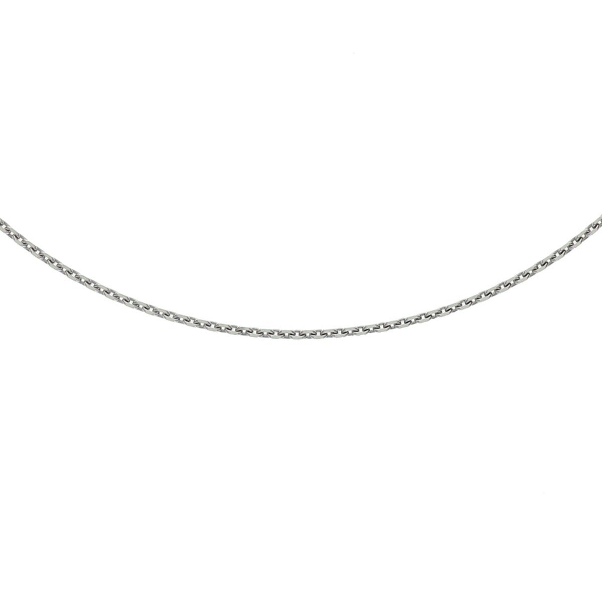 Collier anker gediamanteerd 1,1 mm 41 + 4 cm