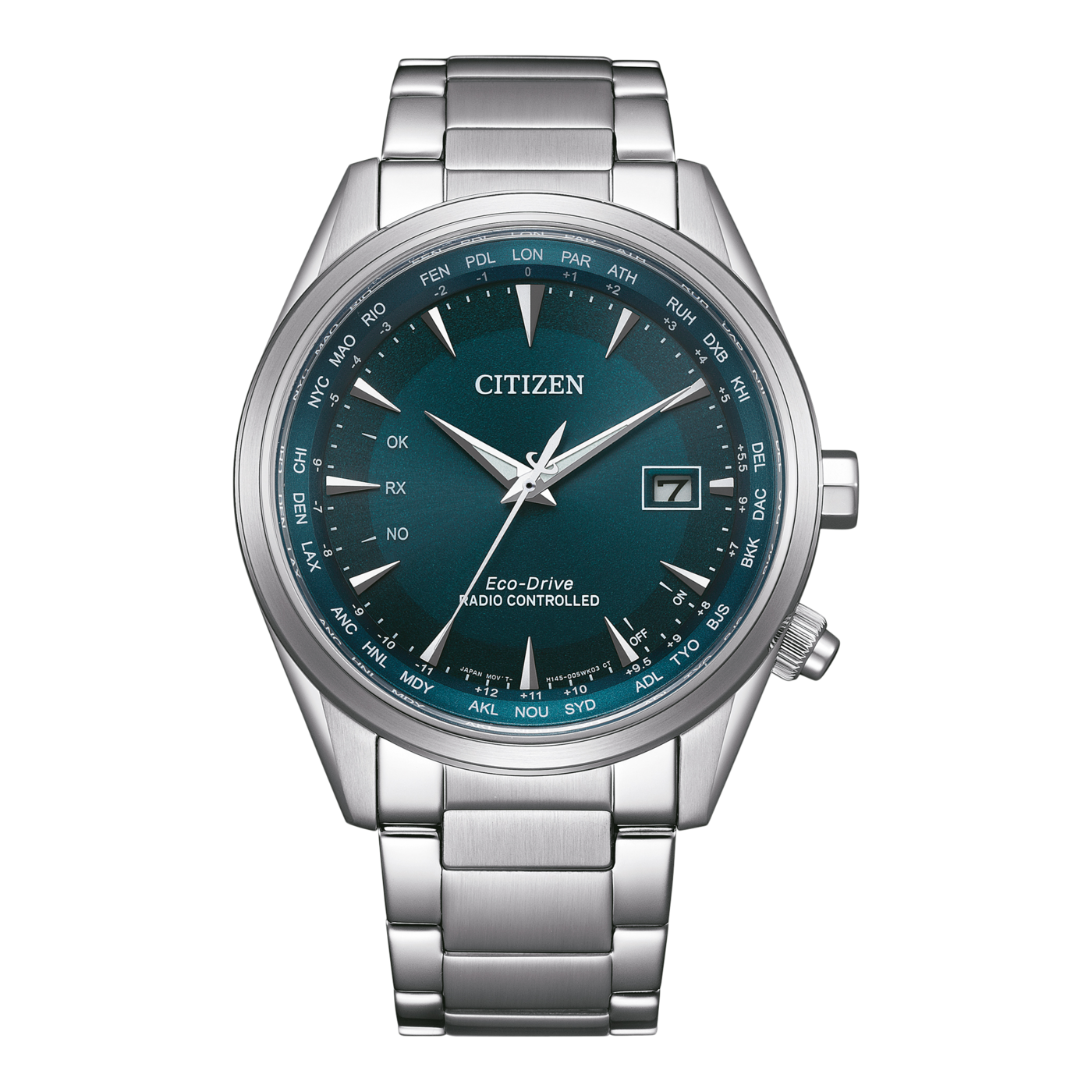 CB0270-87L Citizen ecodrive radio controlled / edelstaal
