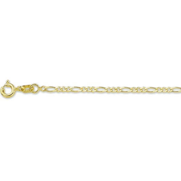 Figaro gouden ketting 45cm