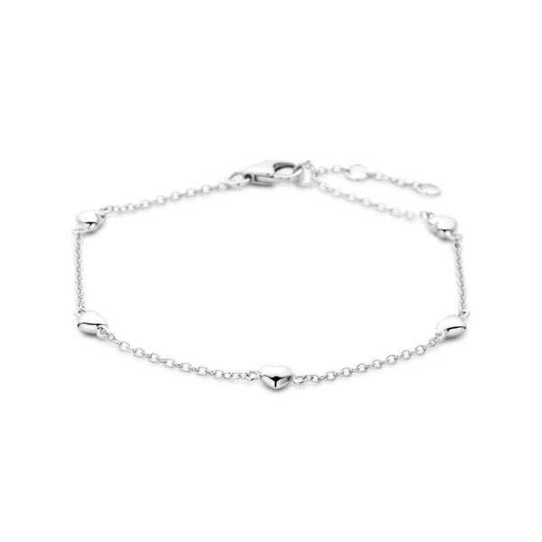 armband hartjes 16,5 - 17,5 - 18,5 cm