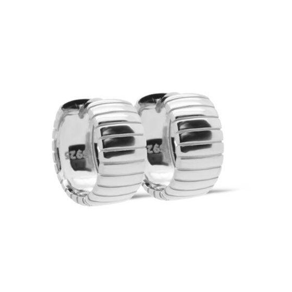 Zilveren oorringen Ripple Gina