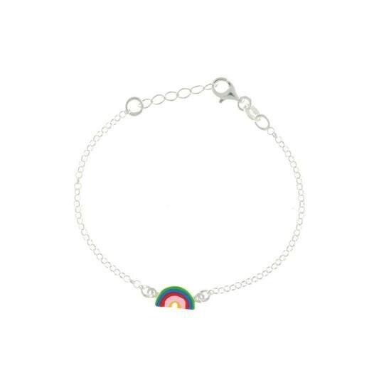 Armband regenboog 17 cm