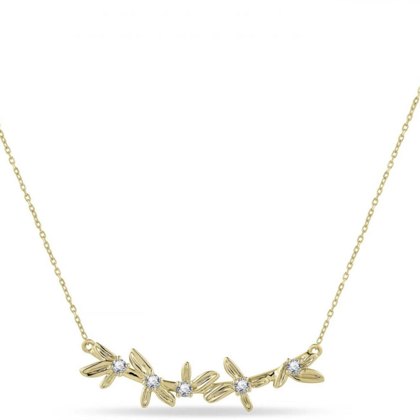Gouden ketting Floral