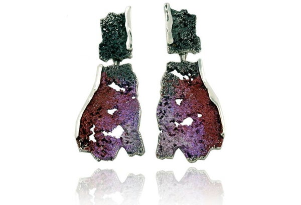 electric-blue Intenzza oorhangers