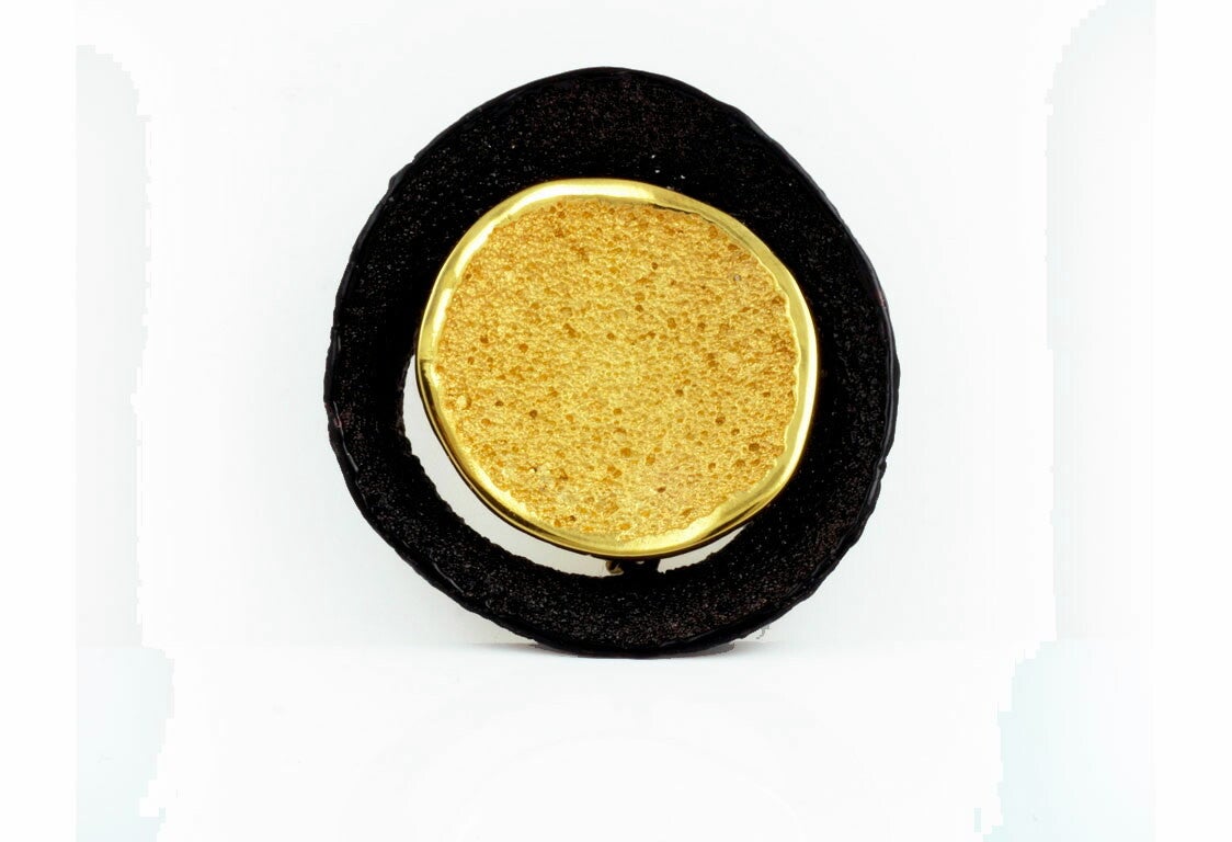 Runa , brons hanger kleur :goud zwart