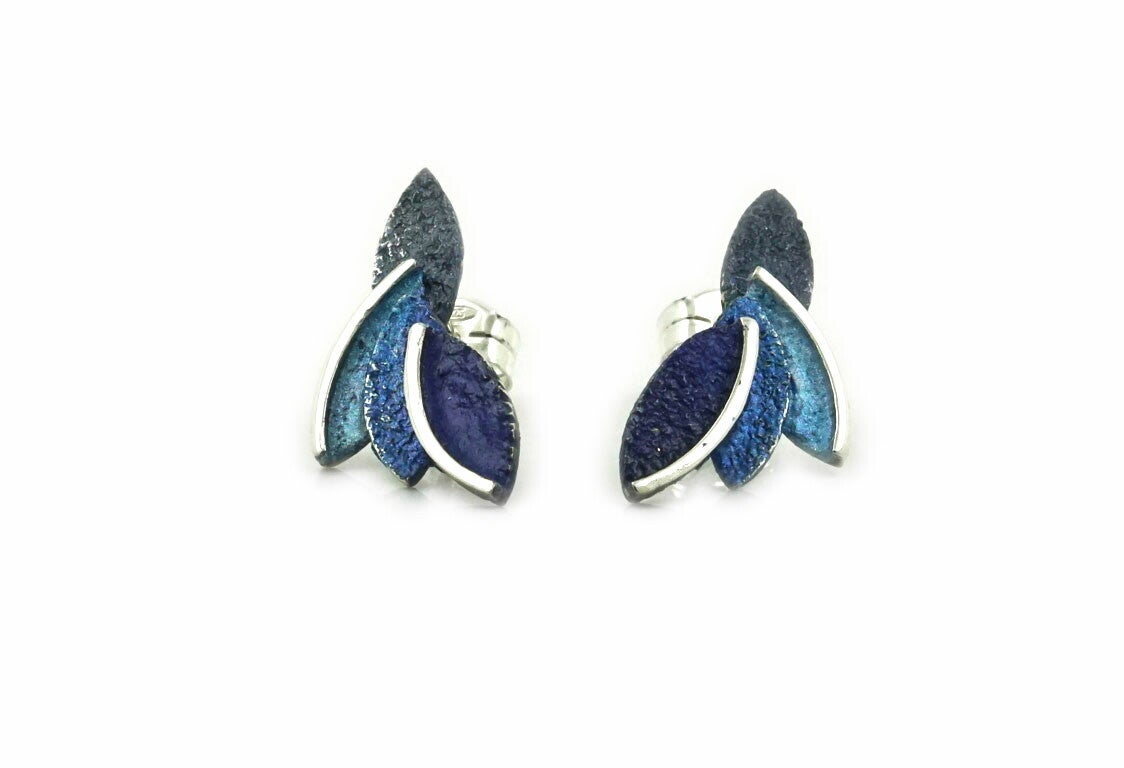 Eire blue Small oorknoppen