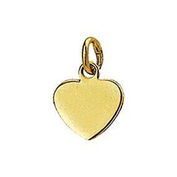 Graveerhartje geelgoud