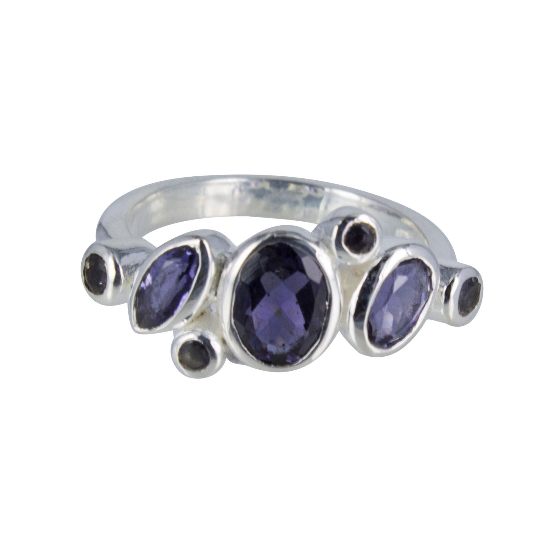 Zilveren ring Kyaniet