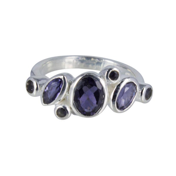 Zilveren ring Kyaniet