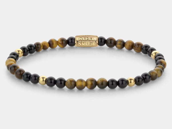 Mix Tiger Black - Gold Plated