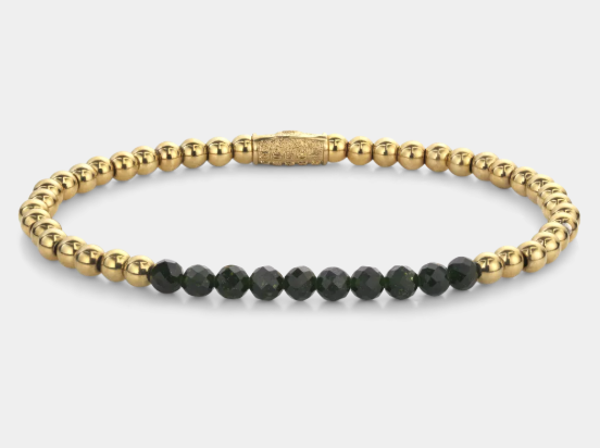 Green Glam Rocks meets Yellowgold