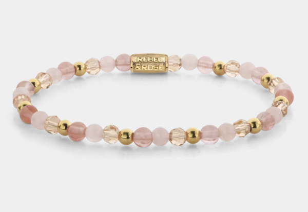 Roses and Cherry Glam Rocks - Gold Plated