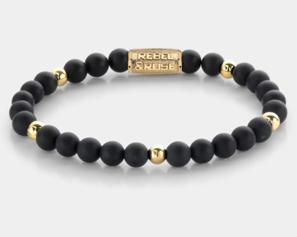Matt Black Madonna - Gold Plated